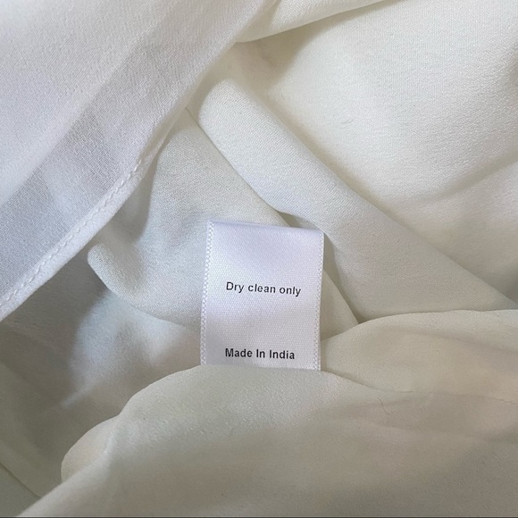 Greylin Ivory Beaded Racerback Tank Top Lined Sz M - Picture 5 of 5